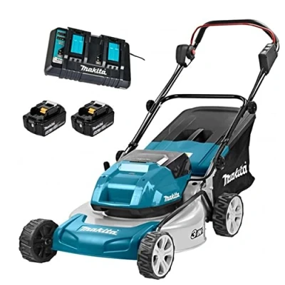 Image de Tondeuse à gazon 36V LXT (2x5,0 Ah) largeur de coupe 46 cm MAKITA DLM460PT2