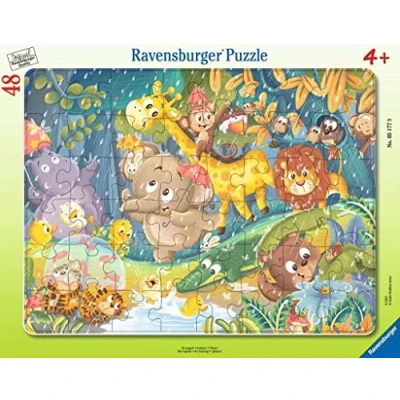 Image de Ravensburger Puzzle Enfant cadre 30 48 p Il pleut ! Dès 4 ans 05177