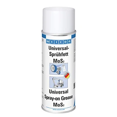 Image de WEICON Lubrifiant universel en spray avec MoS2 400 ml Résistant à la pression