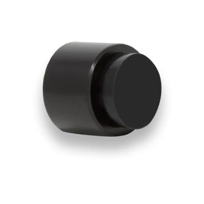 Image de EVI Herrajes Butée De Porte Adhésive Pour Mur 28 x mm Caoutchouc Noir Acier Inoxydabl Laqué Forte AdhéSion 100% fonctionnel Mod. I 198/28 TPM NG