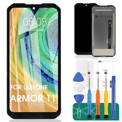 Image de pour Ulefone Armor 11 5G Écran de remplacement LCD tactile W V750BN Digitizer Assemblée Kits réparation (Noir)