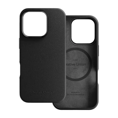 Image de Native Union Active Case Compatible MagSafe avec Aimants Intégrés Design Robuste Matériaux Recyclés Protection Anti Chute Ultra Durable jusqu&#039;à 10ft / 3m pour iPhone 16 Pro (Nero)
