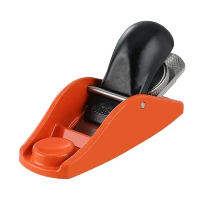 Image de JORGENSEN Mini Rabot à Main, Petit Bois pour Travail de Précision, Outil Menuiserie avec Lame Réglable, Idéal Finition et Projets DIY