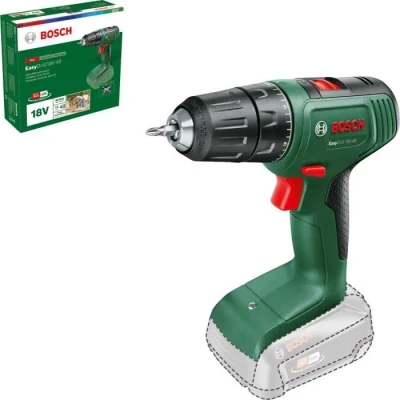 Image de Bosch Home and Garden Perceuse Visseuse sans fil EasyDrill 18V 40 (sans Batterie, Système 18 Volt, dans Emballage Carton)