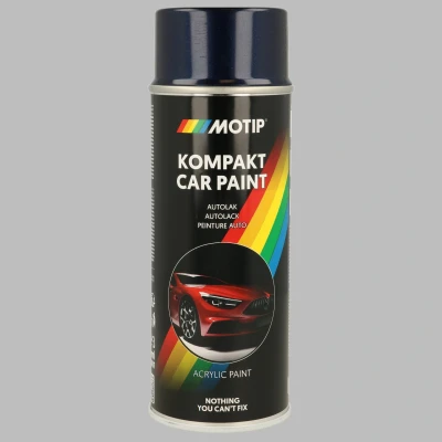 Image de MOTIP 54565 Peinture combinée pour voitures 400ml aérosol Bleu Kompakt blue metallic 12 ml