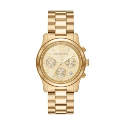 Image de Michael Kors Runway Montre à aiguilles goldcoloured, Femme, Taille: One Size, Gold coloured