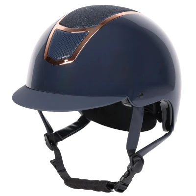 Image de Harry&#039;s Horse Casque de Sécurité Matterhorn Sparkle Marine/Rosegold 56 58