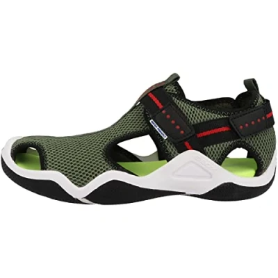 Image de Geox Wader Sandales de randonnée pour enfants, Taille: 24, Military Matière synthétique / textile