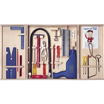Image de Pebaro 408PL Armoire de sciage qualité avec 28 pièces, kit Complet perceuse,