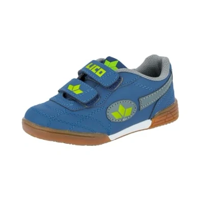 Image de Lico Mixte enfant Bernie V Chaussures Multisport Indoor, Bleu Marine Grau Lemon Lemon, 29 EU