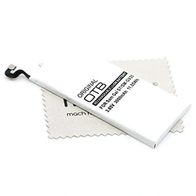 Image de Batterie de Rechange pour Samsung Galaxy S7 (remplace la d&#039;origine EB BG930ABE) OTB avec Chiffon Nettoyage d&#039;écran mungoo