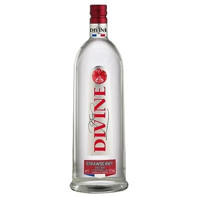 Image de Pure Divine Vodka Fraise, aromatisée des Vosges du Nord 37.5% vol (1 x 1 l)