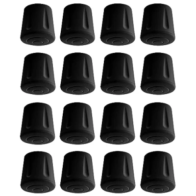 Image de cyclingcolors 16X Embout Pied de Chaise renforcé antidérapant Caoutchouc EPDM Table Tabouret béquille Canne (22mm)