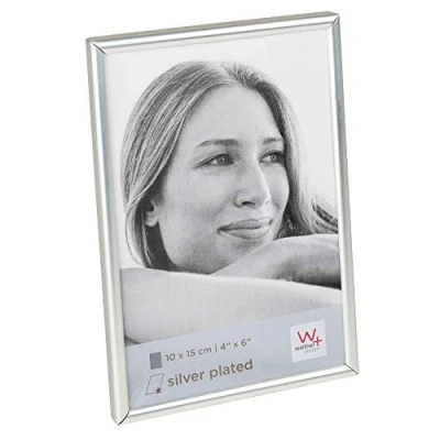 Image de walther design cadre photo argent mat 10 x 15 cm Chloé Portrait Frame WD015T