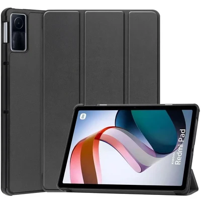 Image de Housse Étui à rabat Design Trifold Xiaomi Redmi Pad Noir iMOSHION® Protection Support pour tablette