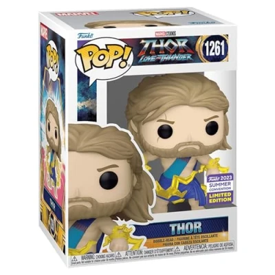 Image de Funko Pop! Marvel : Thor Love &amp; Thunder in Toga 2023 Summer Convention Figurine en vinyle multicolore exclusive #1261