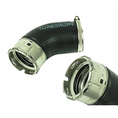 Image de TURBORURY Durite Intercooler Turbo Compatible avec MERCEDES CITAN RENAULT MEGANE IV CLIO DUSTER 1.5Fabriqué en caoutchouc NBR CR Renforcé Kevlar