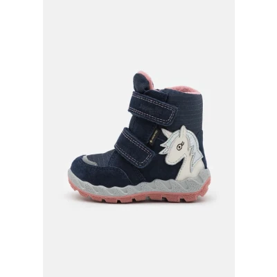 Image de Superfit Icebird Bottes de neige pour enfants, Taille: 29, Blau/rosa Cuir et textile