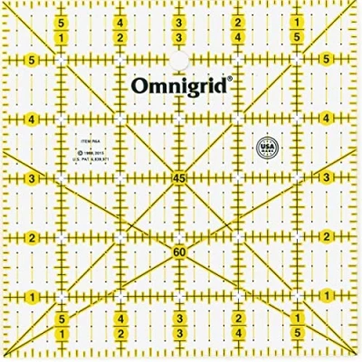 Image de Prym Règle Universelle 6’’ x 6’ (15,2 15,2 cm)’ avec échelle d’Angles en Pouces