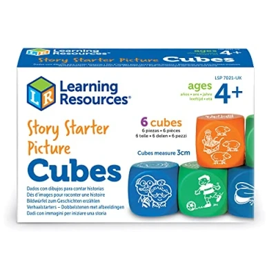 Image de Learning Resources dés d’images pour raconter une histoire, jouets de d’histoire, éducatifs, jeux vocabulaire enfants, enseigne la communication, 4+