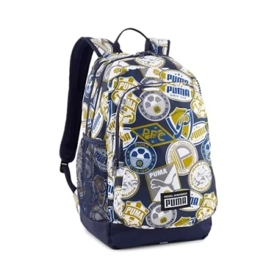 Image de Puma Academy Sac à dos, Taille: One Size, Navy soccer badges aop