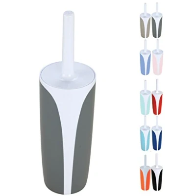 Image de homeXpert MSV Brosse WC avec Support PS Kandy Gris