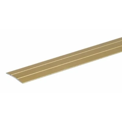 Image de GAH Alberts 491512 Barre de seuil autoadhésive aluminium, couleur sable, anodisée 900 x 38 mm