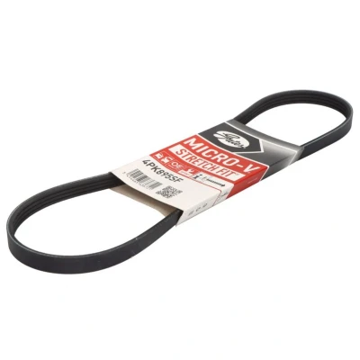 Image de GATES Micro V Stretch Fit 4PK895SF Courroie Poly 895 4 PA (polyamide), EPDM (éthylène propylène diène caoutchouc) BMW: X3, 3 Coupe, Berline