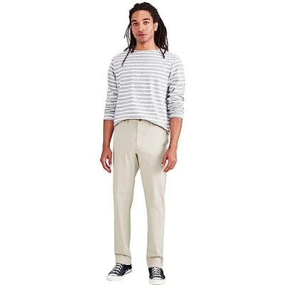 Image de Dockers Smart FLEX SLIM Motion Chino, Homme, Taille: 28x32, Sahara khaki