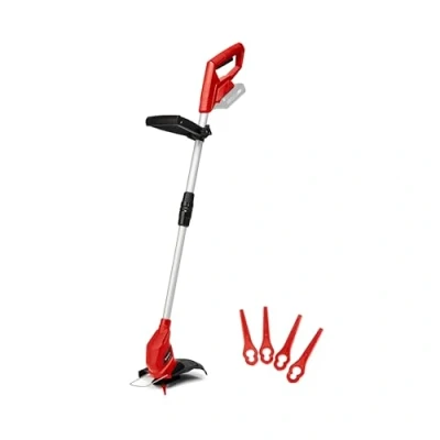 Image de Einhell coupe bordures sans fil GC CT 18/24 Li Solo Power X Change (18 V, Diam. De 24 cm, Manche télescopique) Livré batterie ni chargeur, Rouge/noir