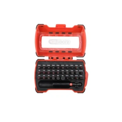 Image de KS Tools 515.2301F Mini coffret d&#039;embouts de vissage à chocs embouts visseuse 1/4&quot; L.25 mm 31 pièces