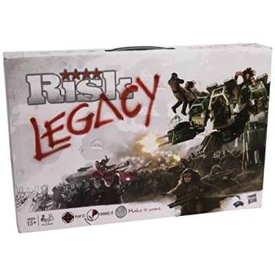 Image de Hasbro Gaming Avalon Hill Risk Legacy Stratégie de Table, Jeu société narratif immersif pour Enfants 13 Ans et Plus, 3 à 5 Joueurs, Multicolore