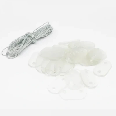 Image de Linxor Lot de 10 Kits Fixation pour Brise Vue, canisse Anti UV Plusieurs Coloris Disponibles