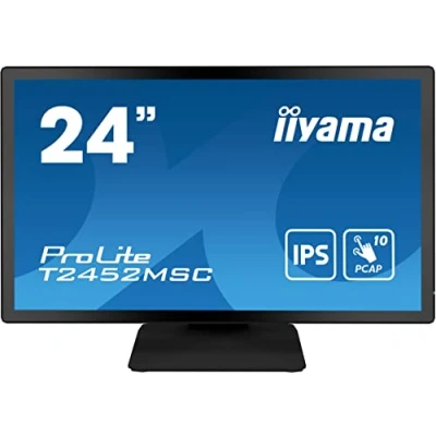 Image de iiyama Prolite T2452MSC B1 écran PC 60,5 cm (23.8&quot;) 1920 x 1080 Pixels Full HD LCD Écran Tactile Multi utilisateur Noir