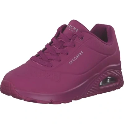 Image de Skechers Sport UNO Baskets basses, Femme, Taille: 39.5, Magenta durabuck/mesh Polyuréthane