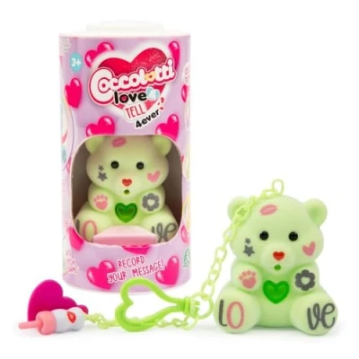 Image de Coccolotti, Ourson Intéractif Love &amp; Tell 4 Ever, Effets Sonores et Lumineux, Modèle Lucky, pour Les Enfants à Partir de 3 Ans, CCL443