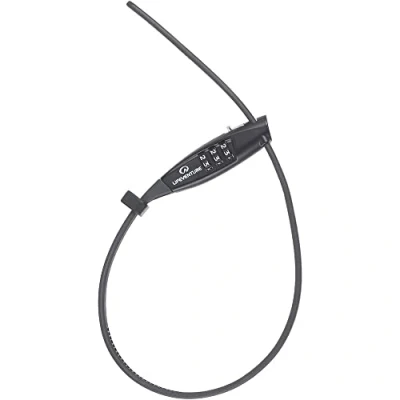 Image de Lifeventure Verrou utilitaire coulissant avec code de verrouillage à 3 chiffres, idéal pour les arrêts vélo, poussettes et sécuriser des articles rapidement facilement