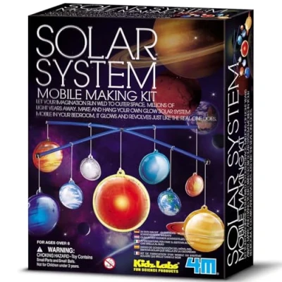 Image de 4M Kidz Labs Solar System Mobile Making Kit