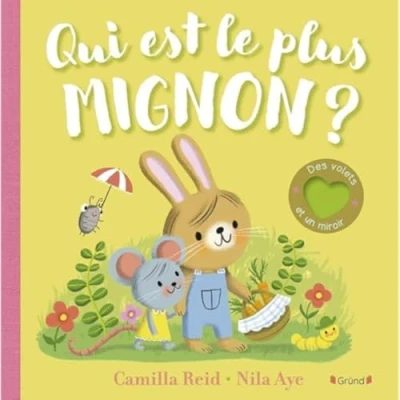 Image de Qui est le plus mignon ? Livre tout carton avec des volets en feutrine Dès 9 mois