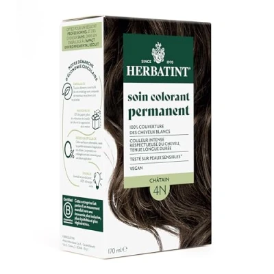 Image de Herbatint Soin Colorant Permanent 4N Chatain 170ml