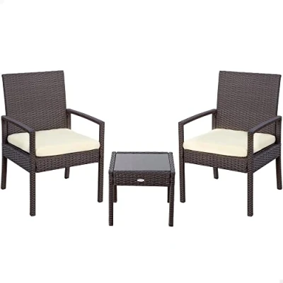 Image de ensemble table avec 2 fauteuils aktive
