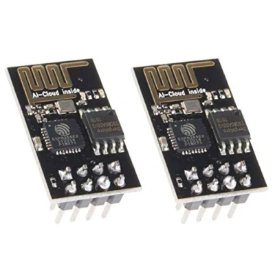 Image de TECNOIOT 2pcs ESP8266 ESP 01 WiFi Serial Wireless Transceiver Module