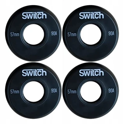 Image de Roues de rechange pour rollers 57 mm Noir