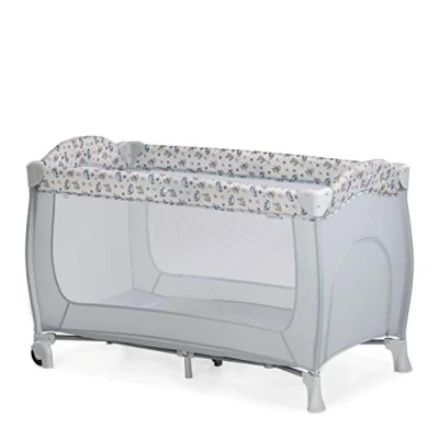 Image de hauck Lit Parapluie Sleep N Play Go Plus 120 x 60 cm Pour Nouveau Né Jusqu&#039;à 15 kg Avec Roulettes et Accès Latéral, Sac de Transport Pooh Exploring