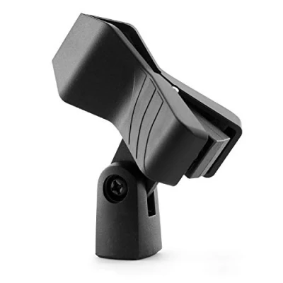 Image de Tiger MCA88 BK Support universel de microphone Clip qualité à ressort pour Noir