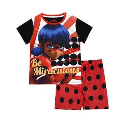 Image de Miraculous Ensemble De Pyjamas Ladybug Fille Rouge 6 7 Ans