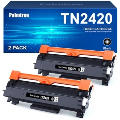 Image de TN2420 Compatible Toner Brother DCP L2530DW MFC L2710DW HL L2350DW L2750DW L2375DW L2310D TN2410 (2 Noir)