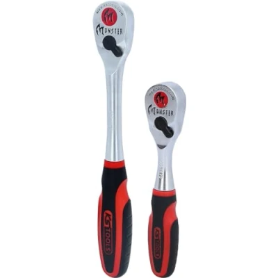 Image de KS TOOLS 935.0002 Kit de cliquets 12,5 (1/2&quot;), 6,3 (1/4&quot;)