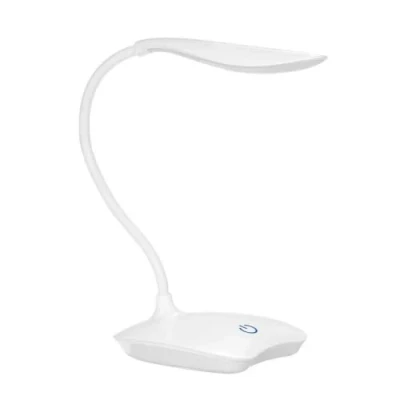 Image de ausuky Lampe de bureau LED avec port USB Intensité variable Contrôle tactile Ultra légère Blanc