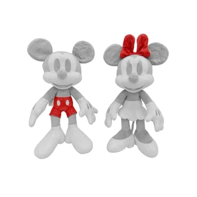 Image de Simba Disney 100 Jahre, Mickey und Minnie Mouse, Amazon Exclusiv Set 3, limitiert, 33cm Plüschfiguren, Sammlerstück, Sonderedition, Geschenkkarton, Micky Maus, AB den ersten Lebensmonaten